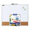 Aluminum Framed Magnetic Dry Erase/Cork Combo Board, 16" x 20"